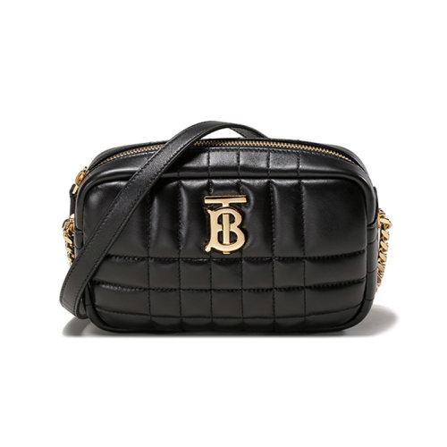 BURBERRY/博柏利【22秋冬新款】女款羊皮革TB专属标识单肩斜挎包相机包 80490471