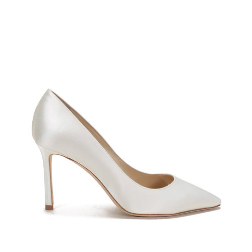 Jimmy Choo/周仰杰 女士织物尖头高跟鞋 ROMY 85 SAT