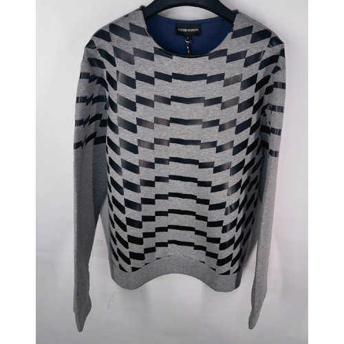 Emporio Armani/安普里奥阿玛尼灰色男士套头卫衣  R1M12JR1T8J616