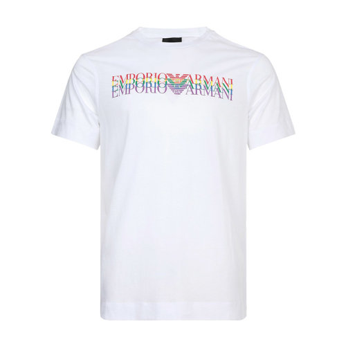 EmporioArmani/安普里奥阿玛尼混纺圆领男士短袖T恤3G1TM61JQXZF130
