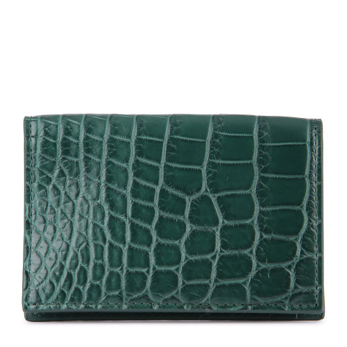 【秒发】Bottega Veneta/葆蝶家 经典实用鳄鱼皮卡包