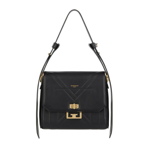 Givenchy/纪梵希 女士小牛皮LOGO锁扣翻盖开合单肩包斜挎包女包 BB50ARB0N5 多色可选小号EDEN手包23*19*8cm
