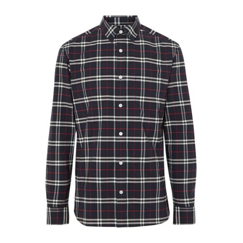 BURBERRY/博柏利 经典格纹男士长袖衬衫80048351