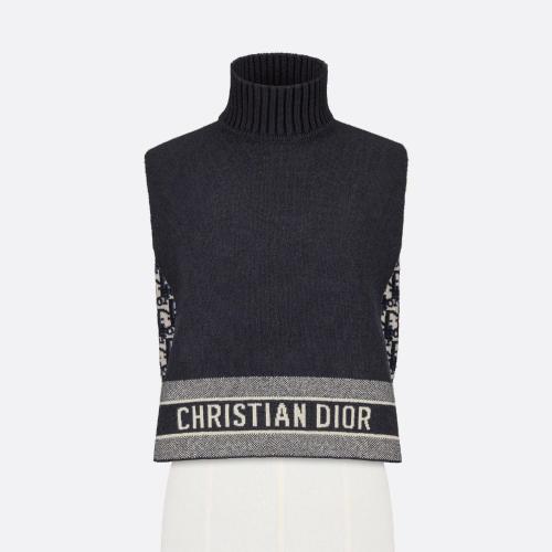 DIOR迪奥 女士 斗篷 长款双面装饰衣领 15DOB412I099_C540 预定商品1-3周发货