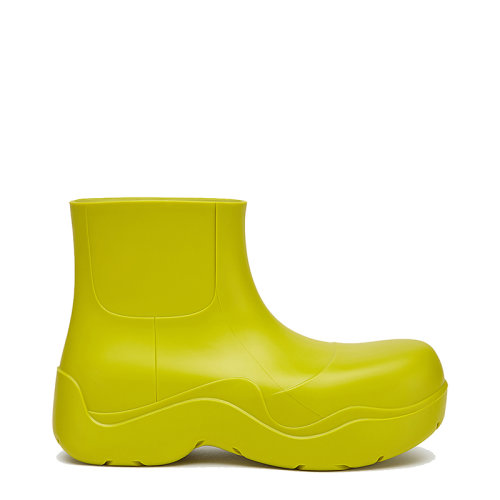 Bottega Veneta/葆蝶家 新款女士奇异果色橡胶短靴 640045V00P07275