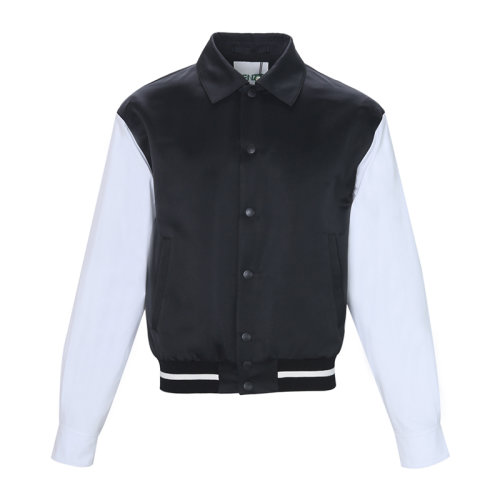 Kenzo 高田贤三 男装 服饰 黑色拼白色立领休闲 男士夹克外套