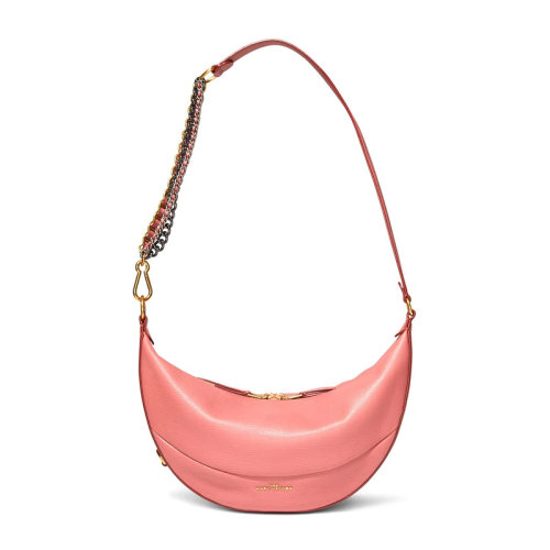 Marc Jacobs/马克雅各布斯 Marc Jacobs/马克雅各布斯 ECLIPSE系列女士纯色牛皮经典字母徽标印花拉链开合单肩包链条包饺子包腋下包女包 M0016233 多色可选