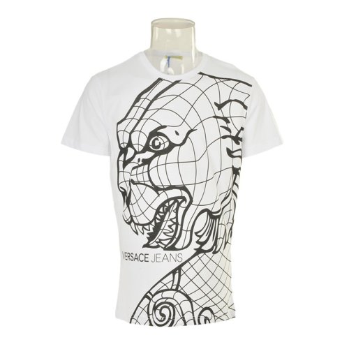  VERSACE JEANS COUTURE 男士印花棉质短袖T恤 B3GPA752 6610 003 PLFSX