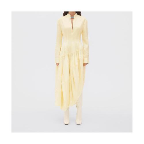  BV葆蝶家 22年秋冬 女士 连衣裙 robe en viscose fluide delavee 718666V2BW07112