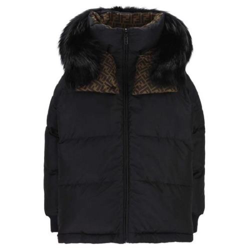  FENDI/芬迪 女士棕色时尚休闲羽绒服 FAN054AGMWF0GME PLFSX