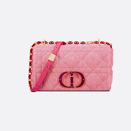  DIOR迪奥 22年秋冬 女士 单肩包 中号 Dior Caro 手袋 M9242WTJF_M929