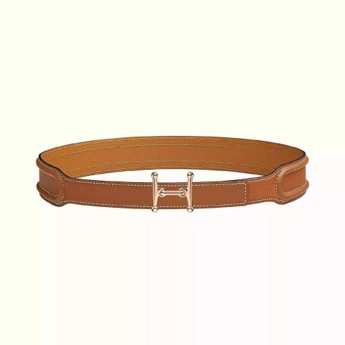  HERMES爱马仕 22年秋冬 女士 腰带 Boucle de ceinture Mors H %26 Cuir de ceinture 24?mm H07