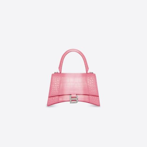 BALENCIAGA巴黎世家 22年秋冬 女士 手提包 HOURGLASS小号压花手袋 5935462107U5812