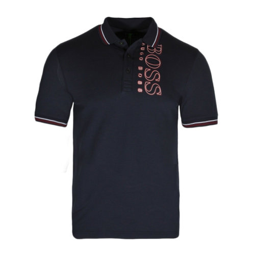Hugo Boss 雨果博斯  男装 服饰  棉潮流印花经典logo图案男士短POLO PaulePro50399315