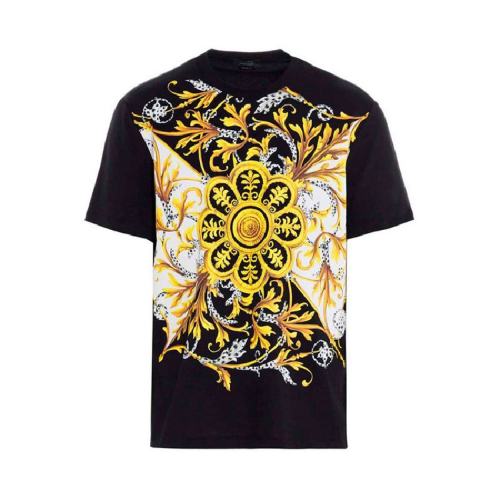  VERSACE/范思哲 男士黑色棉质短袖T恤 A87371A228806 A1008 PLFSX