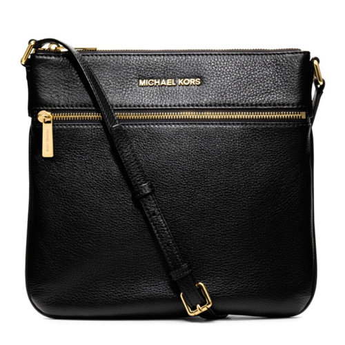 Michael Kors/迈克·科尔斯 Bedford系列 女士黑色牛皮单肩斜挎包