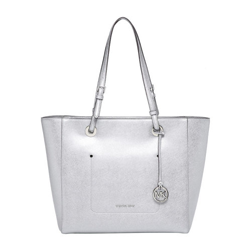 Michael Kors/迈克·科尔斯 时尚百搭 女士 银色牛皮手提包单肩包 30T7MWAT4M040 HJH0034C