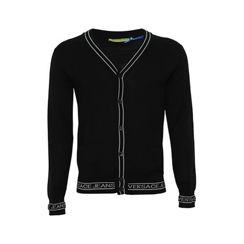 VERSACE/范思哲 男装男士黑色羊毛时尚百搭外套针织衫/毛衣 B5GMB809-56647-899