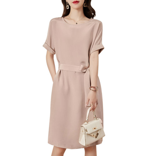 GeleiStory/GeleiStory 2022年夏季新品重绉桑蚕丝连衣裙 女士连衣裙