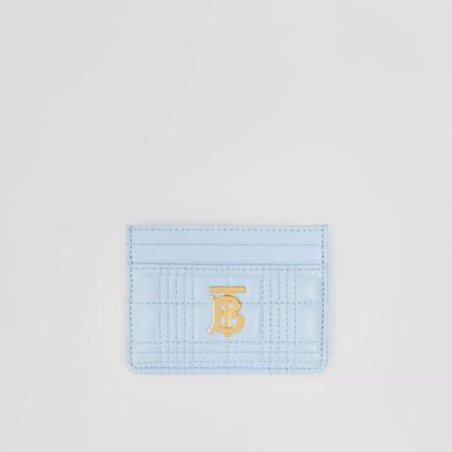  BURBERRY 22年秋冬 女士 Lola – 绗缝皮革萝纳卡片夹 80613071