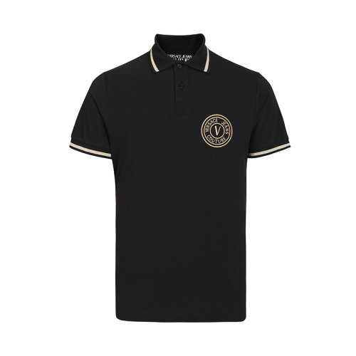 VERSACE/范思哲休闲时尚百搭潮流图案男士短POLO