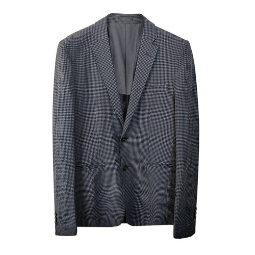 Emporio Armani/安普里奥阿玛尼 男士深灰色格纹西服 V1G450V1204921