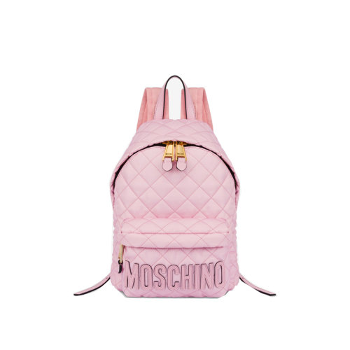 MOSCHINO/莫斯奇诺  女包女士粉色时尚百搭品牌字母双肩包  B760882011224