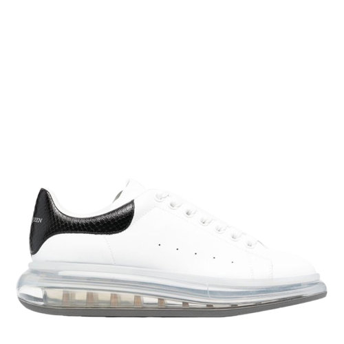 Alexander McQueen/亚历山大麦昆  男士白色低帮休闲运动鞋 645872 WHZ4P