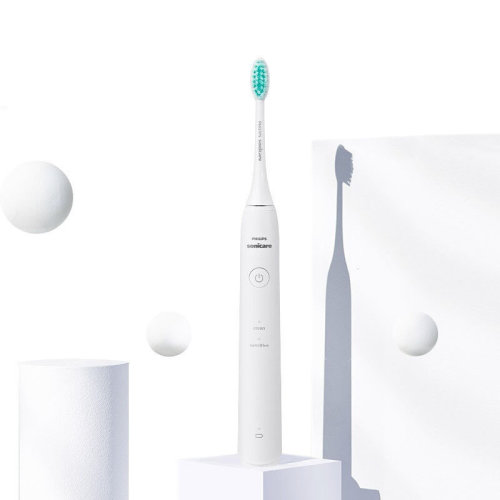 Philips/飞利浦 电动牙刷 成人声波震动牙刷 净力刷 2种模式 温和清洁 白色 HX2431