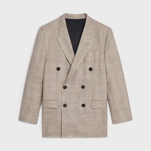  CELINE赛琳思琳 22年秋冬 女士 夹克 VESTE JUDE SOIE LAINE 2V52F013J.38TG