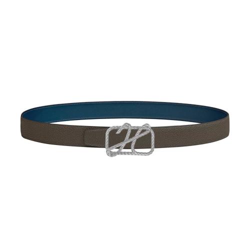  HERMES爱马仕 22年秋冬 女士 腰带 Boucle de ceinture Cordage %26 Cuir de ceinture reversibl 预定商品2-6周发货