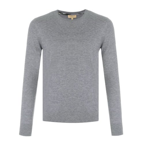 BURBERRY/博柏利  男装 服装 男士花灰山羊绒套头衫 男士毛衣