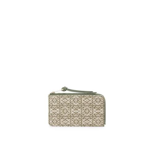  LOEWE罗意威 22年秋冬 女士 卡包 Coin cardholder in jacquard and calfskin C604Z40X01-4365 预定商品1-3周发货