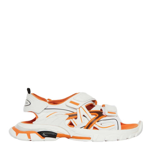 Balenciaga/巴黎世家 女士拼色聚氨酯混纺涤纶履带经典字母徽标装饰运动鞋凉鞋女鞋 617543-W2FH1-9059