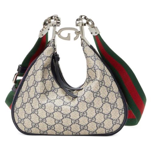  GUCCI古驰 22年秋冬 女士 Gucci Attache系列小号肩背包 699409 96GRN 4082