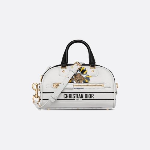  DIOR迪奥 22年秋冬 女士 单肩包 超迷你拉链 Bowling 手袋 S6200OFAZ_M09E