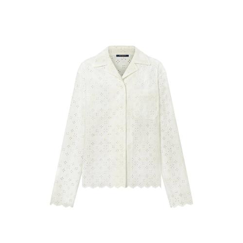  LV路易威登 22年秋冬 女士 长袖衬衫 睡衣式衬衫 1AA8P4 1AA8P1 1AA8P5 1AA8P3 1AA8P2