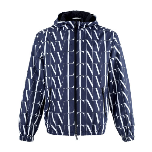 Valentino/华伦天奴  男装 男士时尚百搭拼色拉链连帽外套夹克 VV3CI3686G0 022