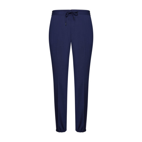 Z Zegna杰尼亚 深蓝色 男士 Techmerino系列 羊毛慢跑裤 7ZF237-73V4C1-8R