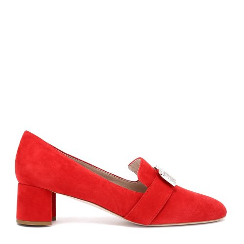 MIUMIU 纯色 金属装饰 时尚 女士中跟鞋 5I128C QRG F0011