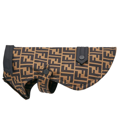FENDI/芬迪  棕色FF尼龙狗外套8AC015AFT2F0QT2