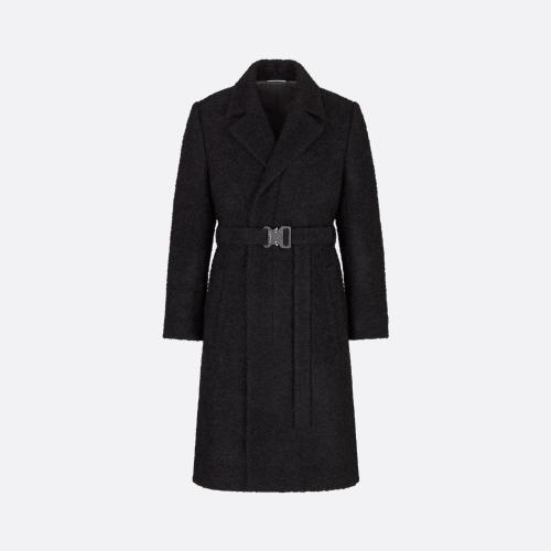  DIOR迪奥 22年春夏 男士 大衣 Manteau a ceinture boucle CD 283C350A5524_C980
