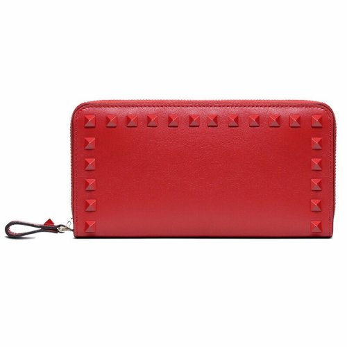 Valentino/华伦天奴 女士红色皮革钱包 QW1P0645 UWJ 0RO PLSX