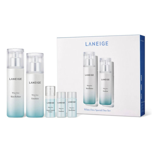 Laneige/兰芝 臻白水乳套盒（兰芝美白套）新疆不发货