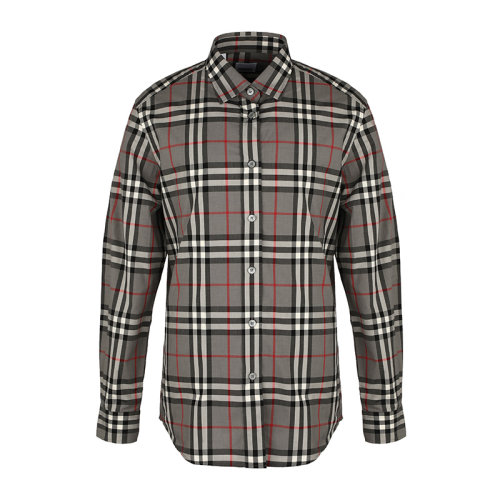 BURBERRY/博柏利时尚格纹棉质男士长袖衬衫8028886