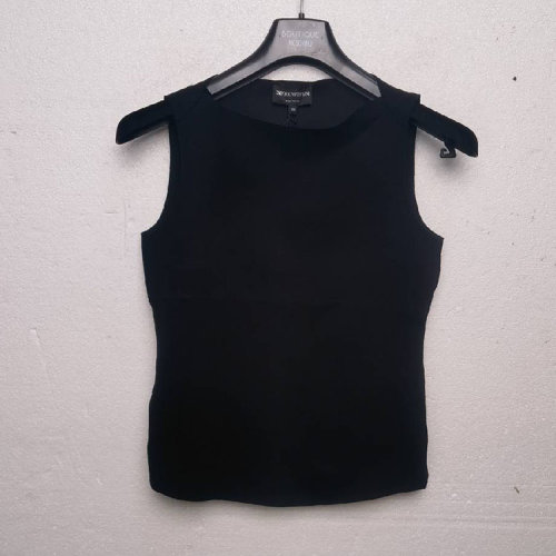 Emporio Armani/安普里奥阿玛尼 黑色女士无袖T恤