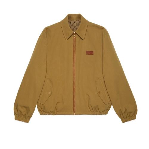  GUCCI古驰 22年秋冬 男士 双面可穿GG尼龙夹克 654842 Z8AN5 2109