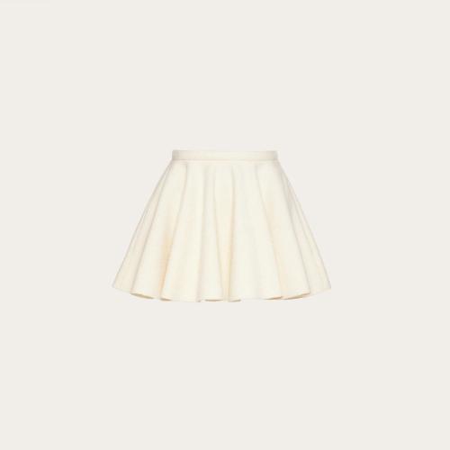  VALENTINO华伦天奴 22年秋冬 女士 半身裙 JUPE EN BOUCLé COUTURE WB0RA8826R6A03