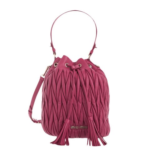  Miu Miu/缪缪 女士桃红色羊皮革斜挎包 5BE037 N88 F01BK PLSX