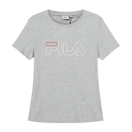 FILA/斐乐 女士棉质圆领短袖T恤 683179